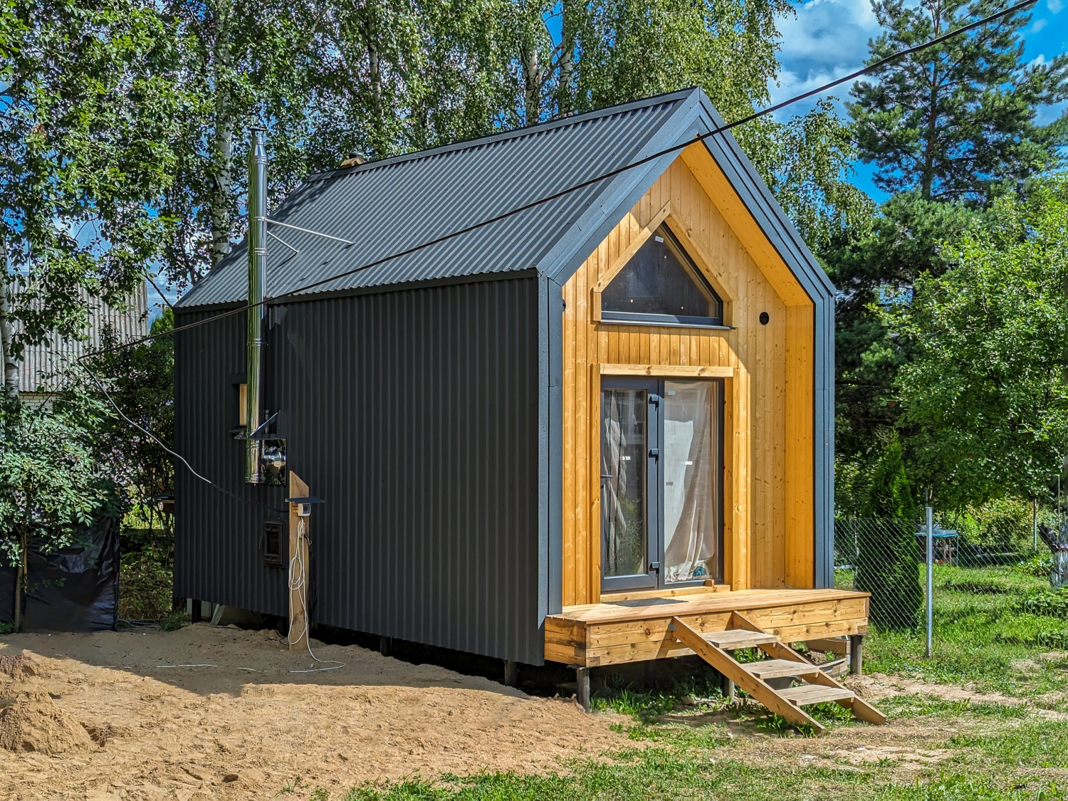 Проект бани Barnhouse L26 заказать в Минске и Беларуси