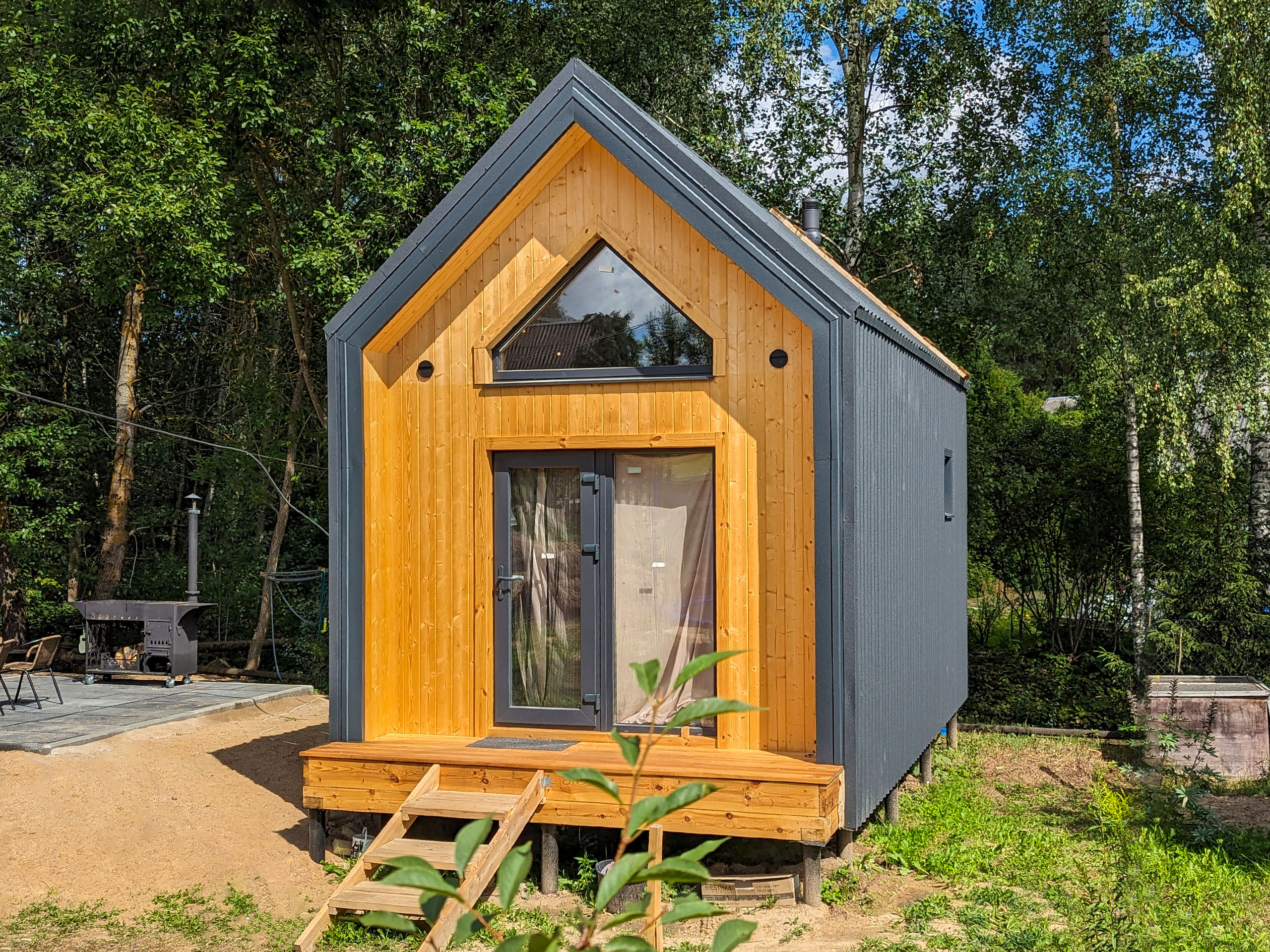 Проект бани Barnhouse L26 заказать в Минске и Беларуси