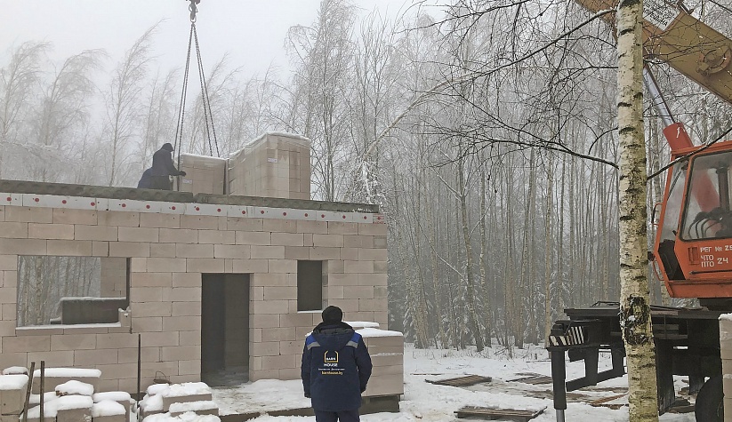 Дом 10,75х17,6 в Логойском районе