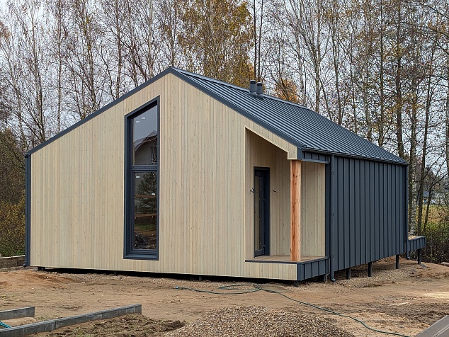 Проект бани Barnhouse М46