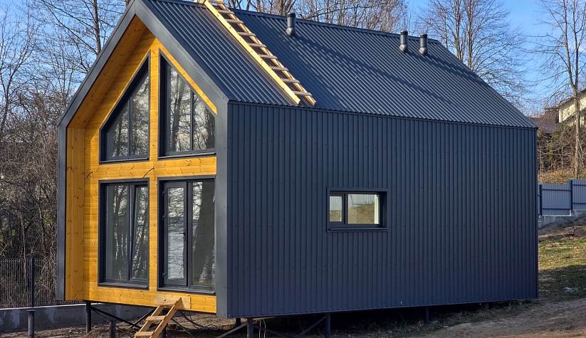 Баня Barnhouse X60 в Мядельском р-не.