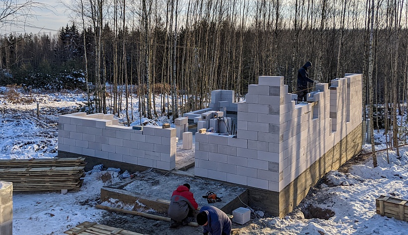 Дом 10,75х17,6 в Логойском районе