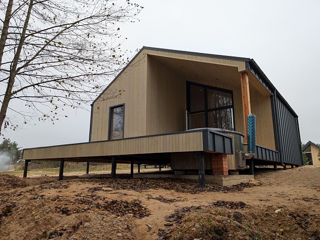Проект бани Barnhouse М46