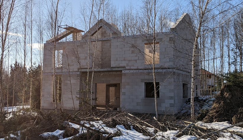 Дом 10,75х17,6 в Логойском районе