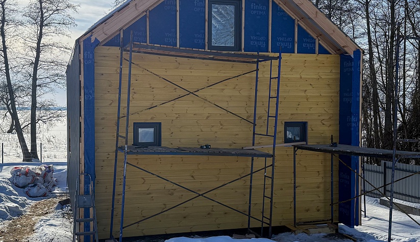 Баня Barnhouse X60 в Мядельском р-не.