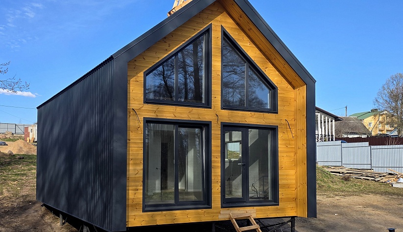 Баня Barnhouse X60 в Мядельском р-не.